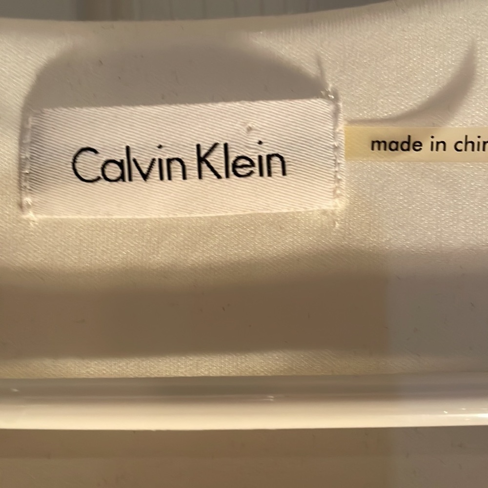 Calvin Klein winter white sleeveless dress. Size Medium - Picture 2 of 6